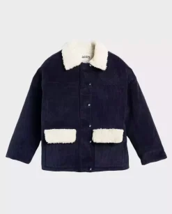 Granatowa kurtka Teddy Storm Blue