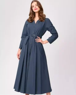 Granatowa maxi sukienka Diana