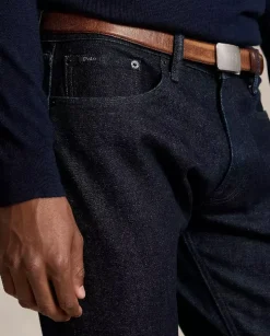 Granatowe jeansy Parkside Active Taper