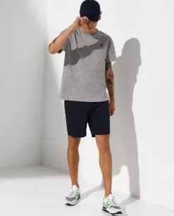 Granatowe spodenki Chino