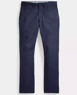 Granatowe spodnie Chino Stretch Straight Fit