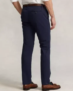 Granatowe spodnie Chino Stretch Straight Fit