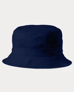 Granatowy kapelusz Bucket
