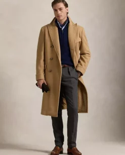Granatowy sweter z kaszmiru Regular Fit