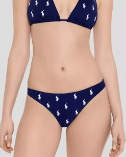 Grantowy dół od bikini z logo