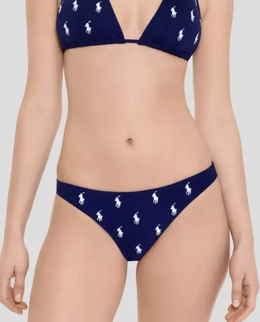 Grantowy dół od bikini z logo