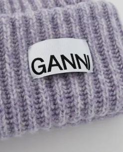 Jasnofioletowa czapka beanie