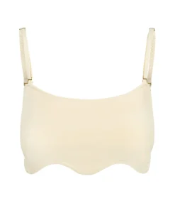 Jasnożółta góra od bikini Chic