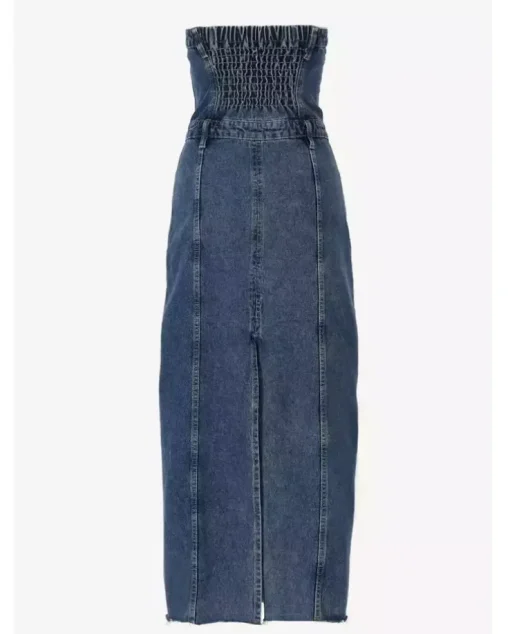 Jeansowa maxi sukienka Cosma