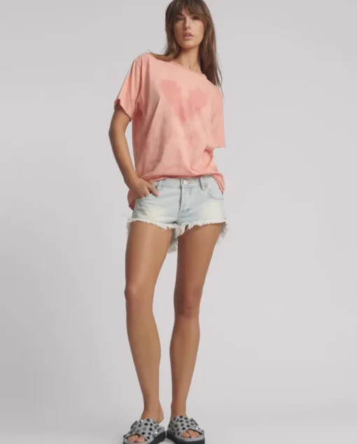 Jeansowe shorty z niskim stanem