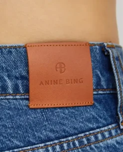 Jeansowe spodenki z wysokim stanem Kat
