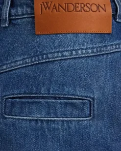 Jeansowe spodnie cargo