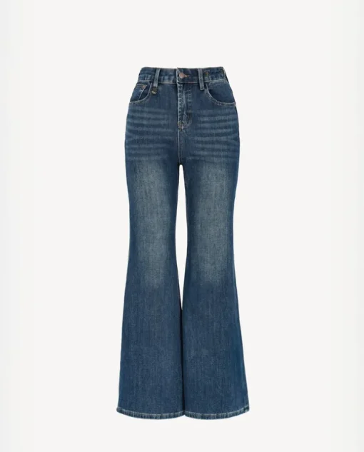 Jeansy z wysokim stanem Flares