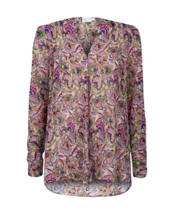 Jedwabna bluzka Amora Paisley