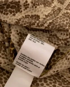 Jedwabna koszula w motyw zwierzęcy