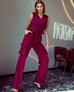 Kamizelka Burgundy Luxe