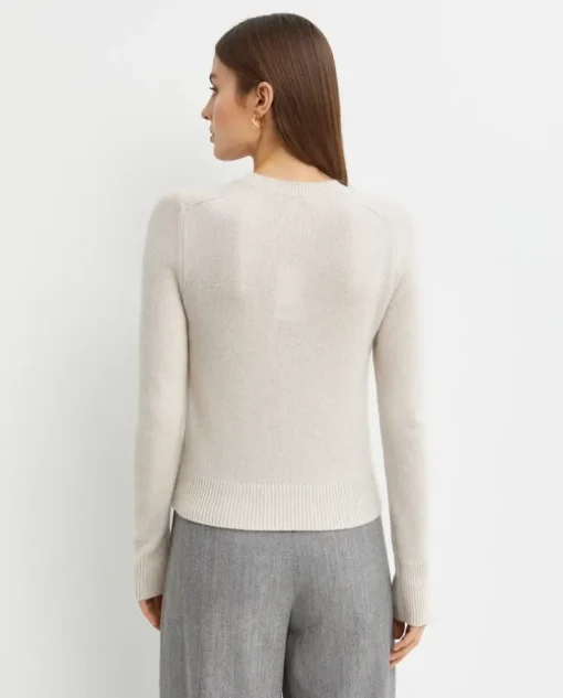 Kaszmirowy beżowy sweter