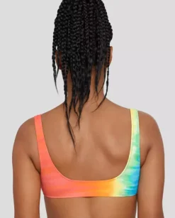 Kolorowa góra od bikini Trop Glow
