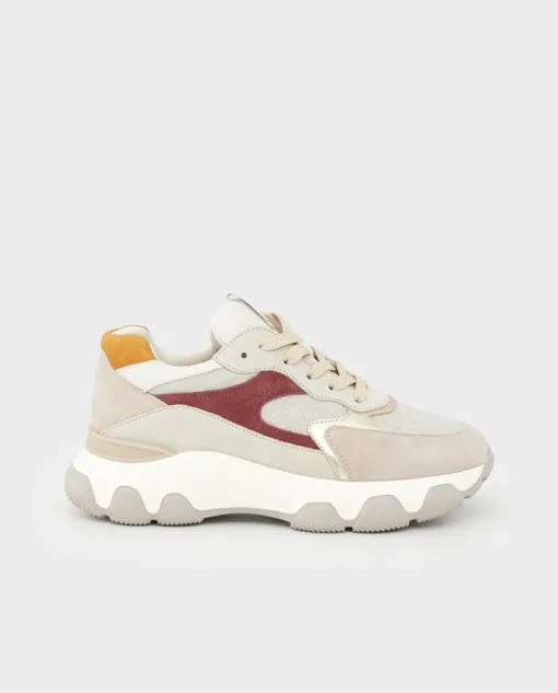 Kolorowe zamszowe sneakersy