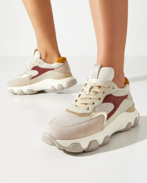 Kolorowe zamszowe sneakersy