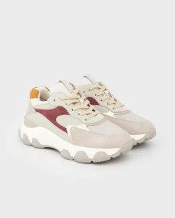 Kolorowe zamszowe sneakersy