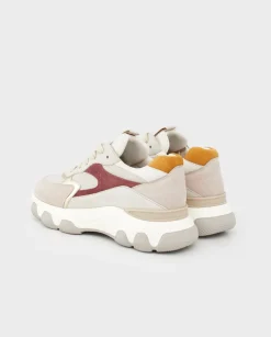 Kolorowe zamszowe sneakersy