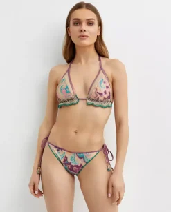 Kolorowy top od bikini Araku