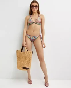 Kolorowy top od bikini Araku