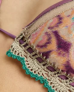 Kolorowy top od bikini Araku