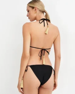 Komplet bikini ze złotym zdobieniem