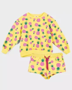 Komplet z printem Sweet Pineapple