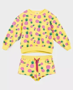Komplet z printem Sweet Pineapple