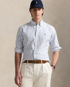 Koszula w paski Oxford Custom Fit