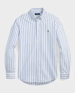 Koszula w paski Oxford Custom Fit