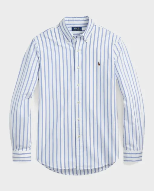 Koszula w paski Oxford Custom Fit
