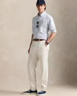 Koszula w paski Oxford Custom Fit