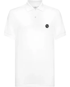 Koszulka polo z czaszką na plecach