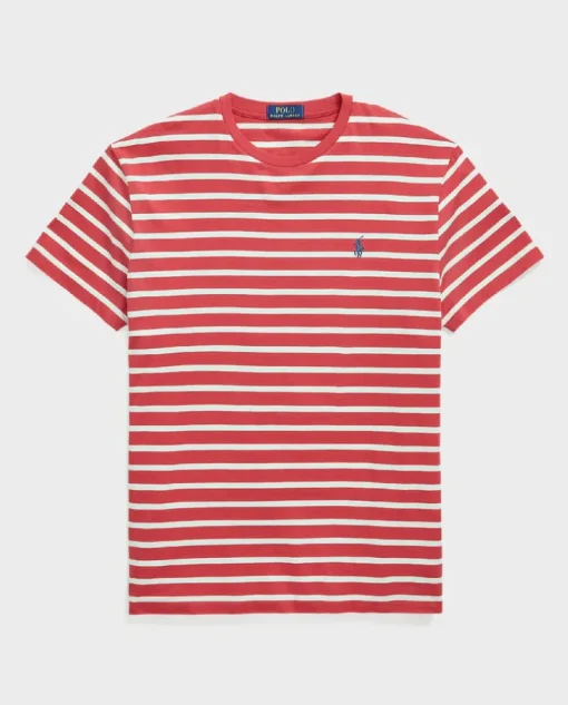 Koszulka w paski Custom Slim Fit