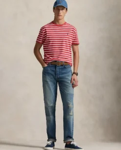 Koszulka w paski Custom Slim Fit