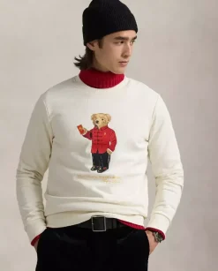 Kremowa bluza New Year Polo Bear