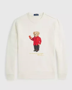 Kremowa bluza New Year Polo Bear