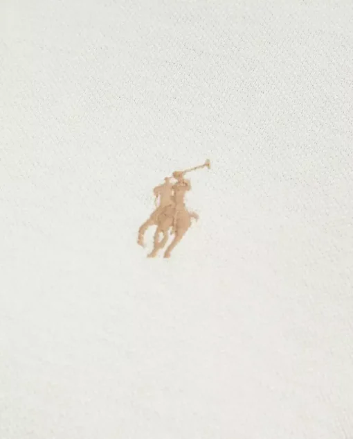 Kremowa koszulka polo Custom Slim Fit
