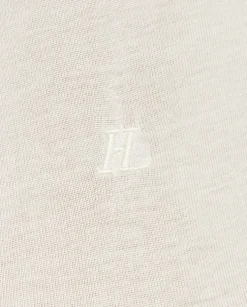 Kremowa koszulka z logo