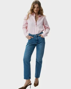 Lekko zwężane jeansy Denim Rust