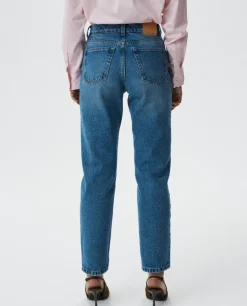 Lekko zwężane jeansy Denim Rust