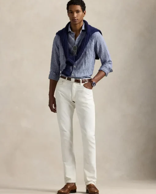 Lniana koszula Custom Fit