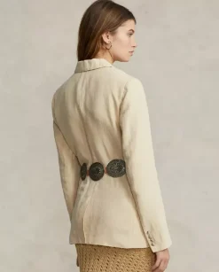 Lniana marynarka Relaxed Fit