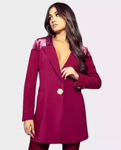 Marynarka Burgundy Velvet