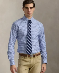 Niebieska koszula Custom Fit