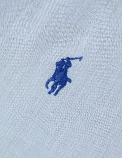 Niebieska koszula Relaxed Fit z logo